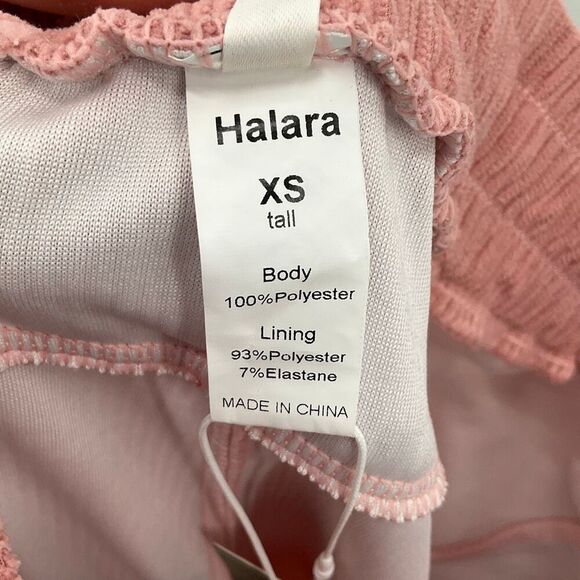 NWT Halara Rosette High Waisted Straight Leg Mop Corduroy Casual Pants XS Tall - Picture 6 of 11